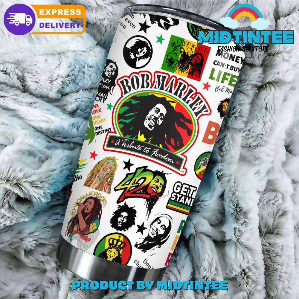 Bob Marley A Tribute To Freedom Gift for her, him, Birthday Xmas Halloween Gift 30oz or 40oz Tumbler LN