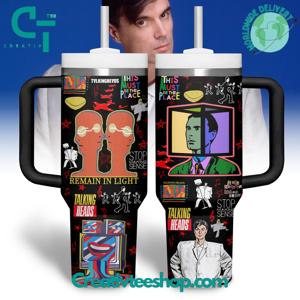 Talking Heads Remain In Light Gift for Her, Him on Birthday Xmas 30oz or 40oz Tumbler LN