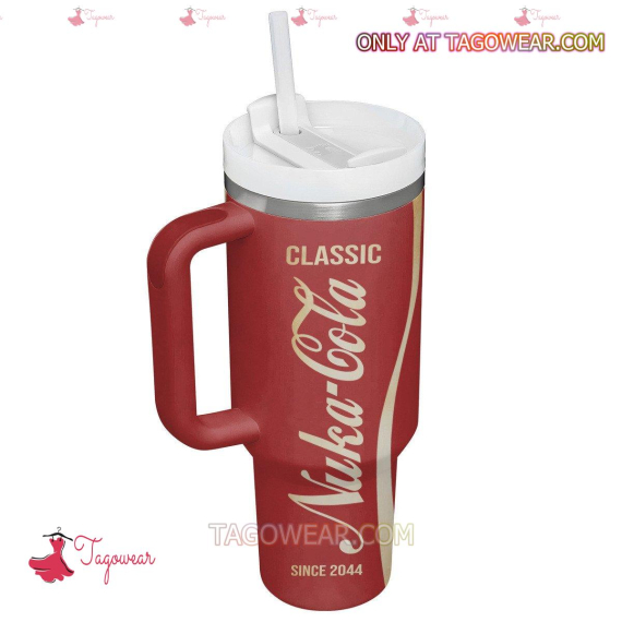Fallout 4 Classic Nuka Cola Since 2044 Games Custom Quencher 30oz or 40oz HG Stainless Steel