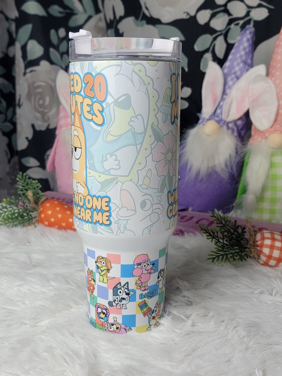 Mama Bluey Cartoon 30oz or 40oz Tumbler HG Mothers Day Gifts