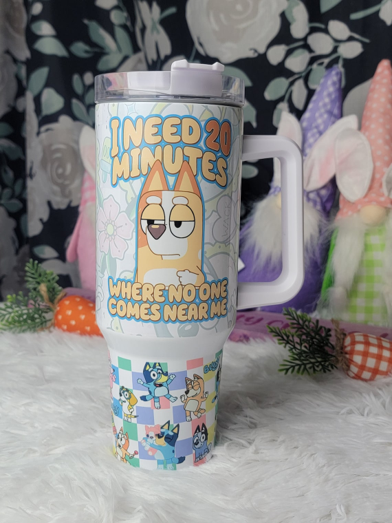 Mama Bluey Cartoon 30oz or 40oz Tumbler HG Mothers Day Gifts