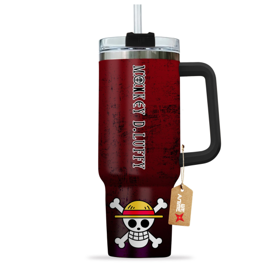 Monkey D.Luffy One Piece Anime Custom Quencher 30oz Or 40oz Stainless Steel Tumbler With Handle HG