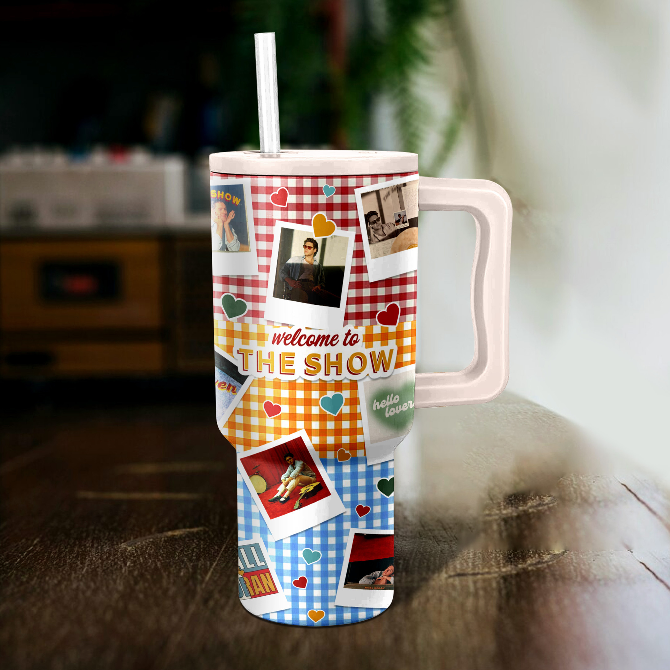 Niall Horan The Show Music Custom Stanley Quencher 40oz Stainless Steel Tumbler HG With Handle